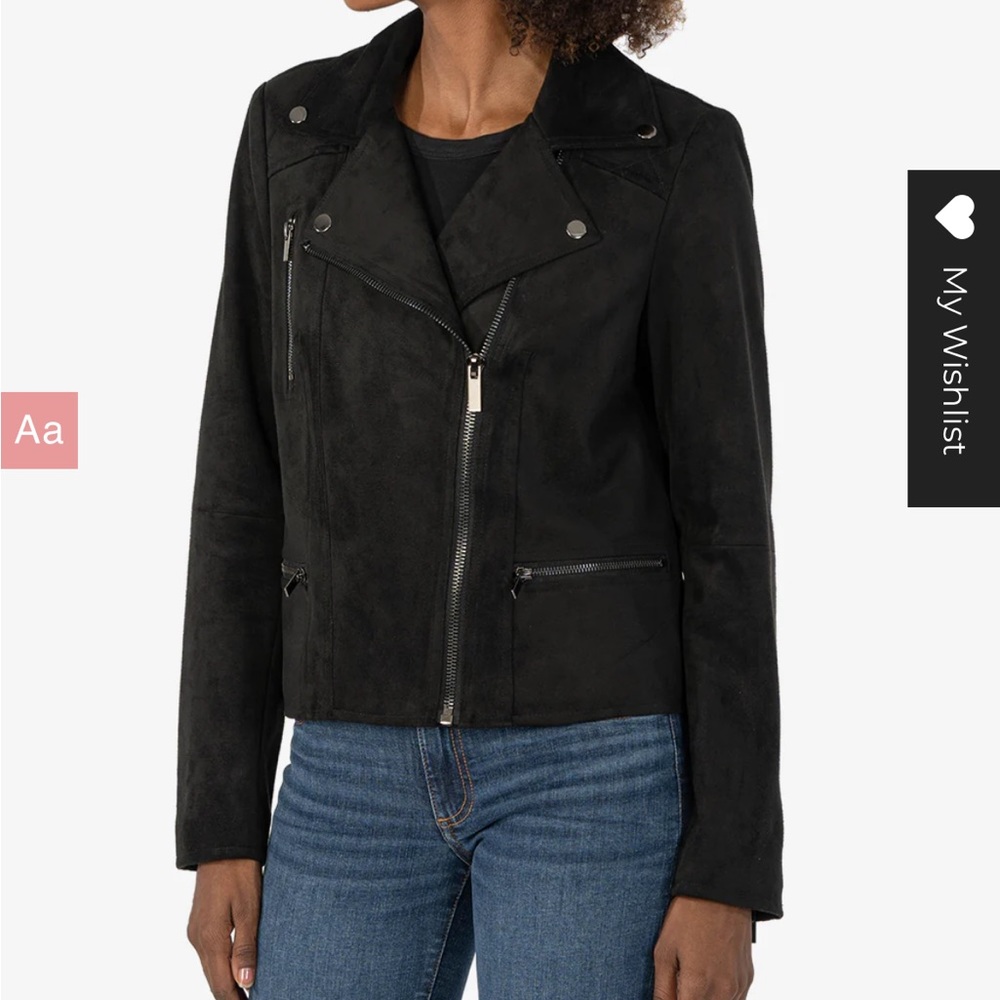 Kut from the kloth faux suede jacket